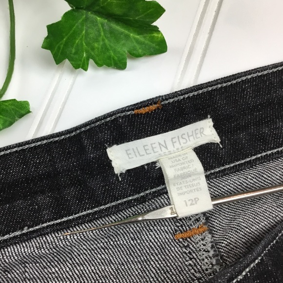 Eileen Fisher 10” High Rise Boyfriend Ankle Jeans - Picture 12 of 14